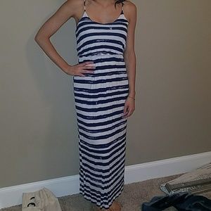 Nordstrom striped maxi dress